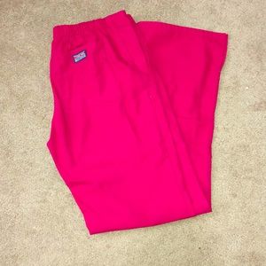 Raspberry Cherokee scrub pants